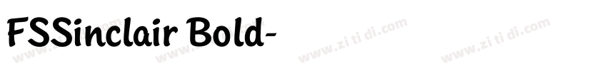 FSSinclair Bold字体转换